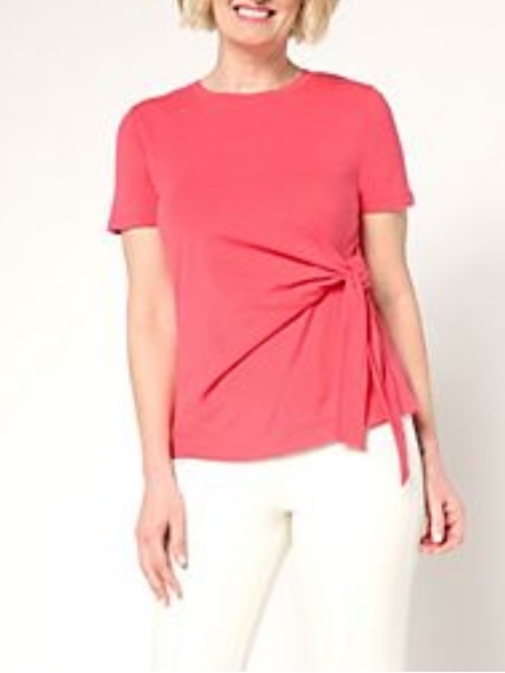 BEAUTIFUL by Lawrence Zarian
Classic Knit ShortSleeve Tie Fro
Watermelon Size 1X